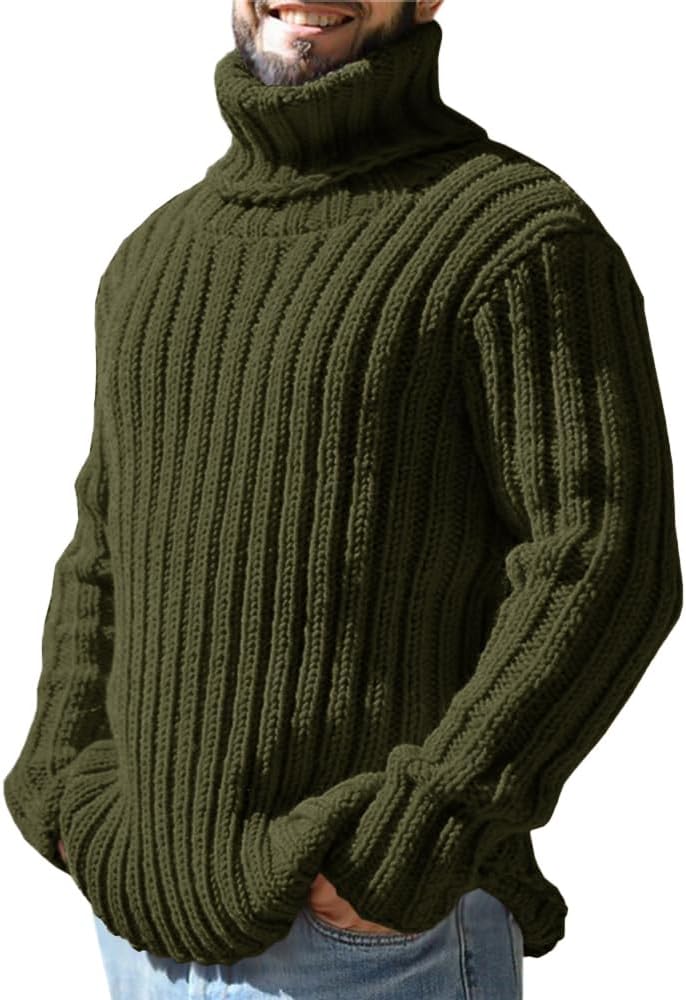 Mens turtleneck sweaters – Elegant Sweater插图4