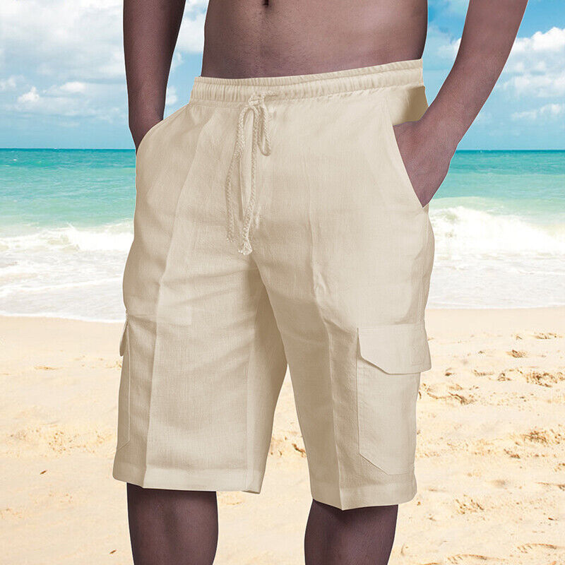 linen shorts 