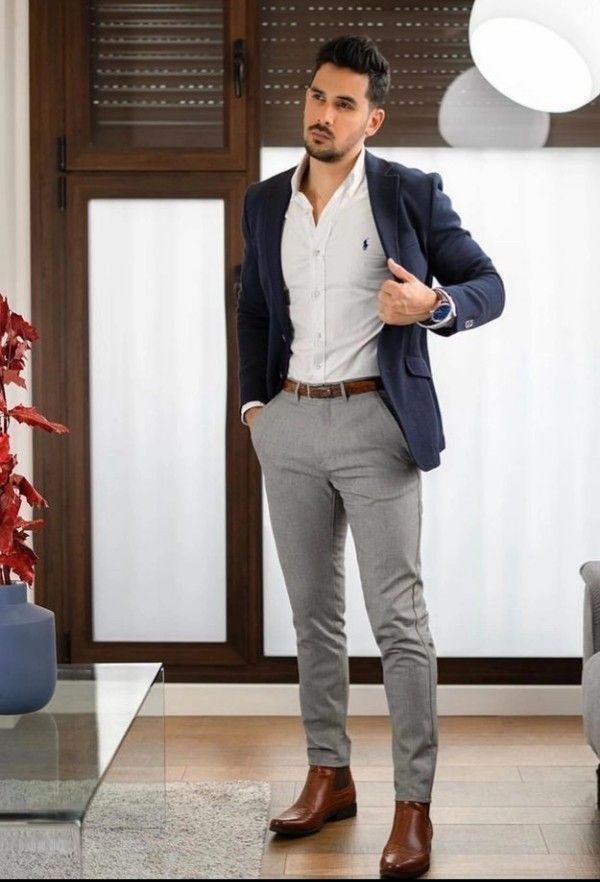 Grey pants outfit men – A must-have for stylish men插图4