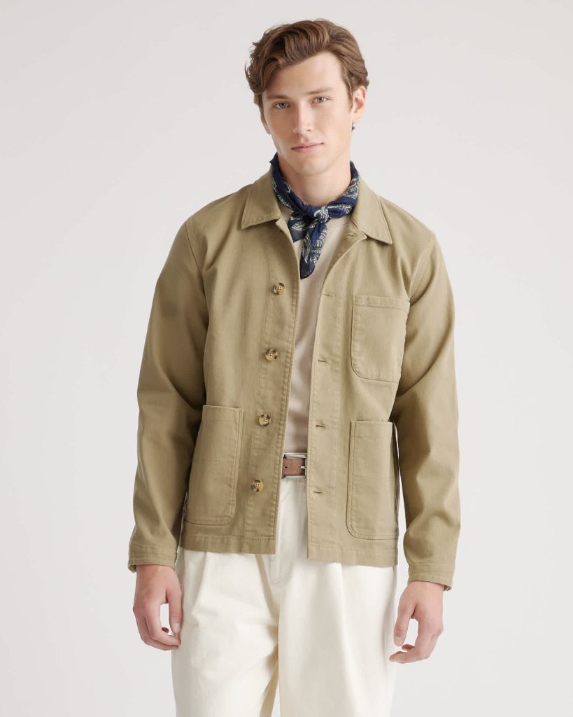Men's chore jacket are versatile and timeless outerwear pieces that add a touch of rugged charm to any outfit.