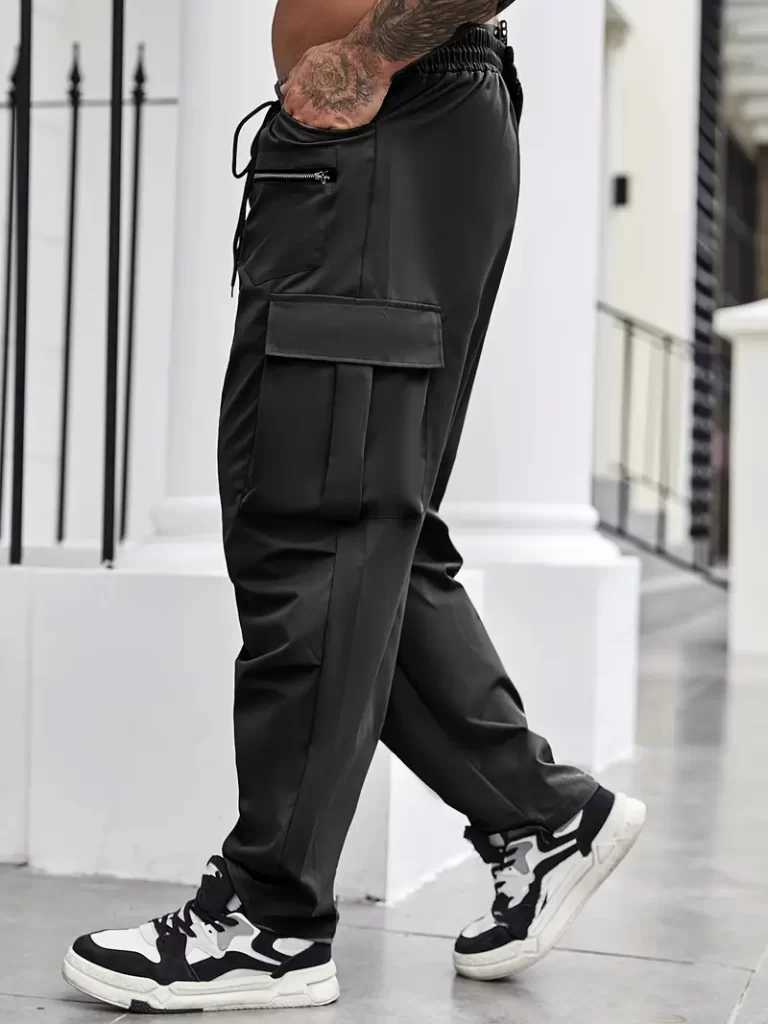 Black cargo pants for men – Pants for Young Men插图4