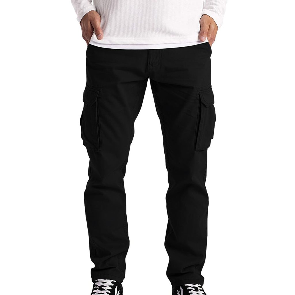 boys black cargo pants