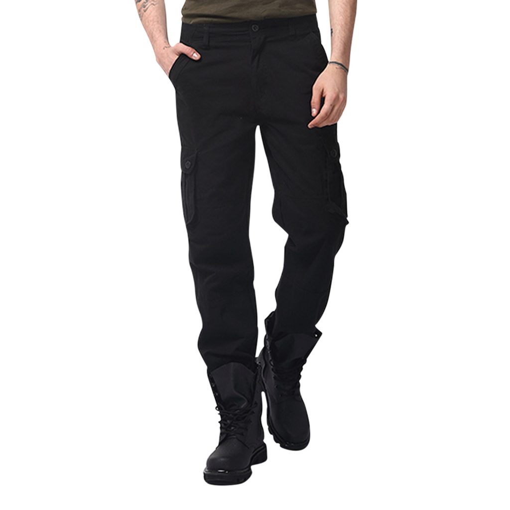 boys black cargo pants