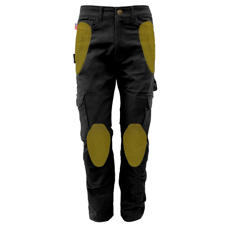 black cargo work pants