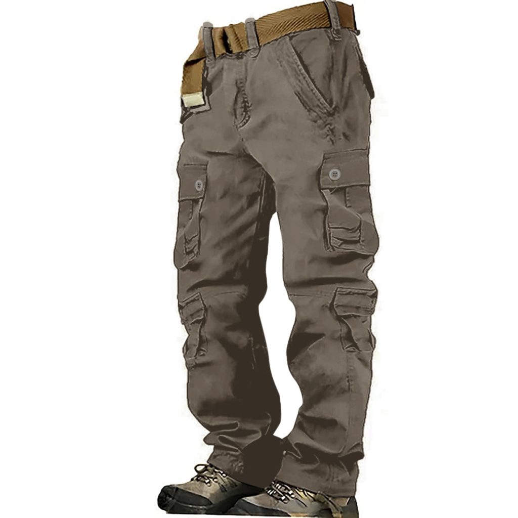 slim fit cargo pants for men