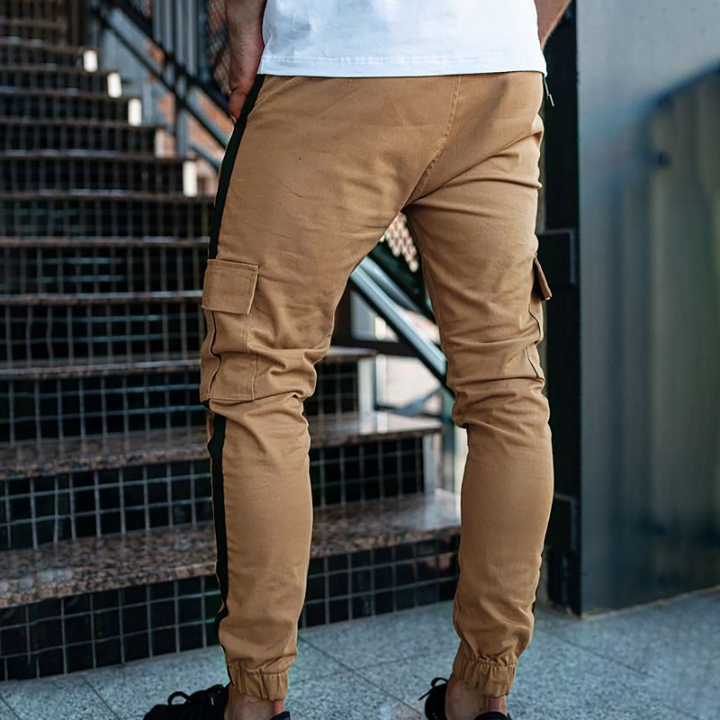 brown cargo pants outfit men