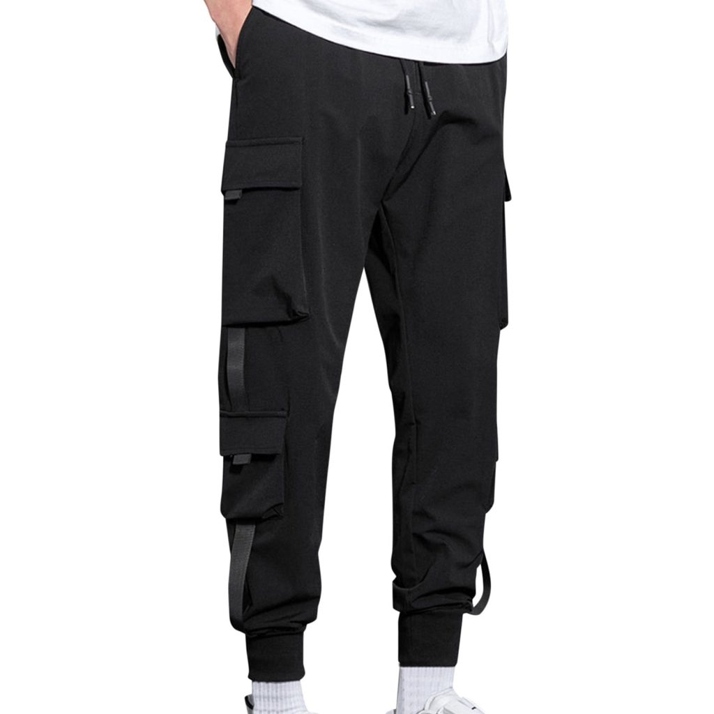 relaxed fit cargo pants for men