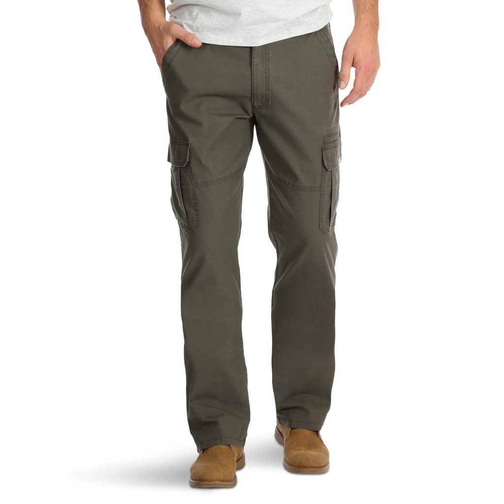 relaxed fit cargo pants for men