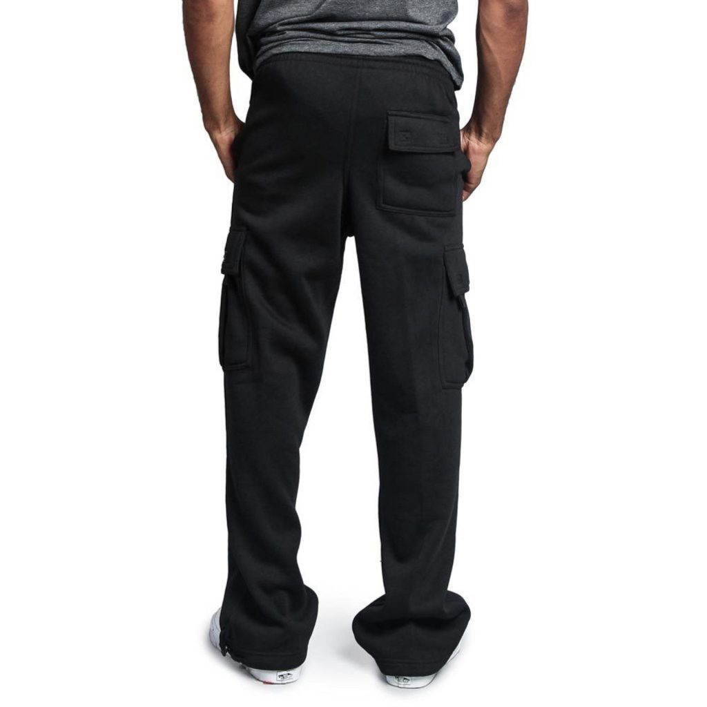 high waisted black cargo pants