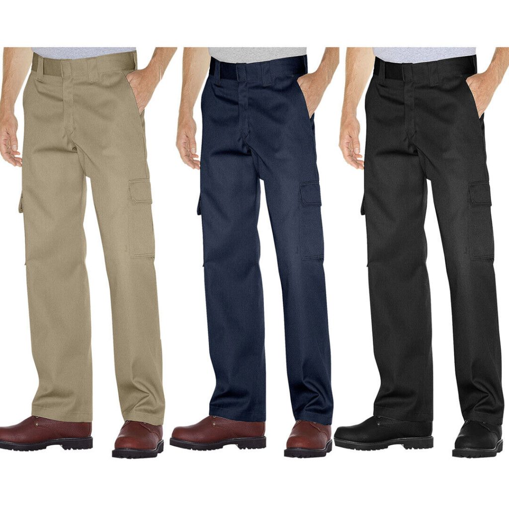 relaxed fit cargo pants for men