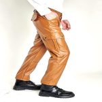 Leather cargo pants outfit