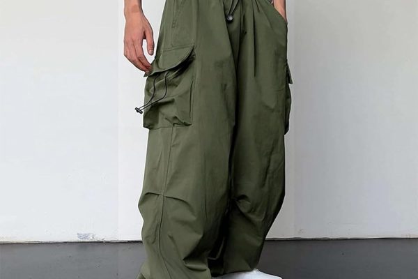 high waist cargo pants