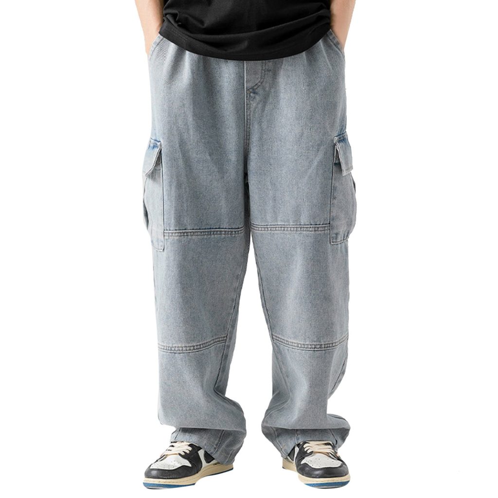 high waist cargo pants