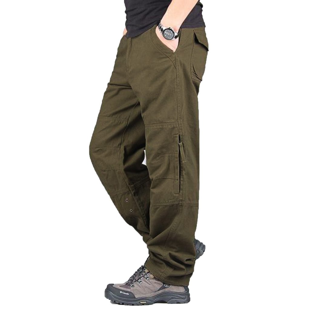 high waist cargo pants