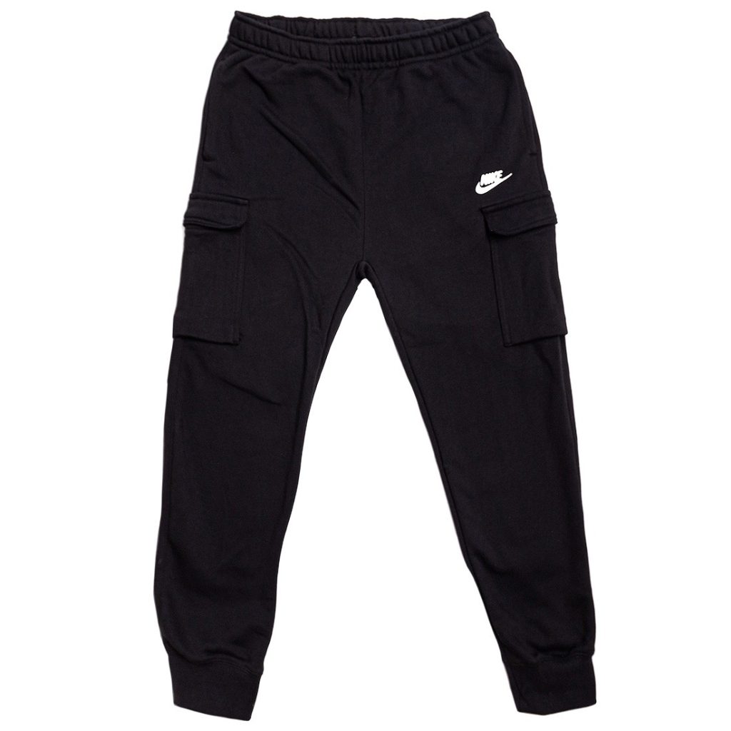 Men black cargo pants