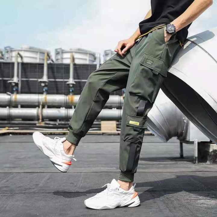 style green cargo pants