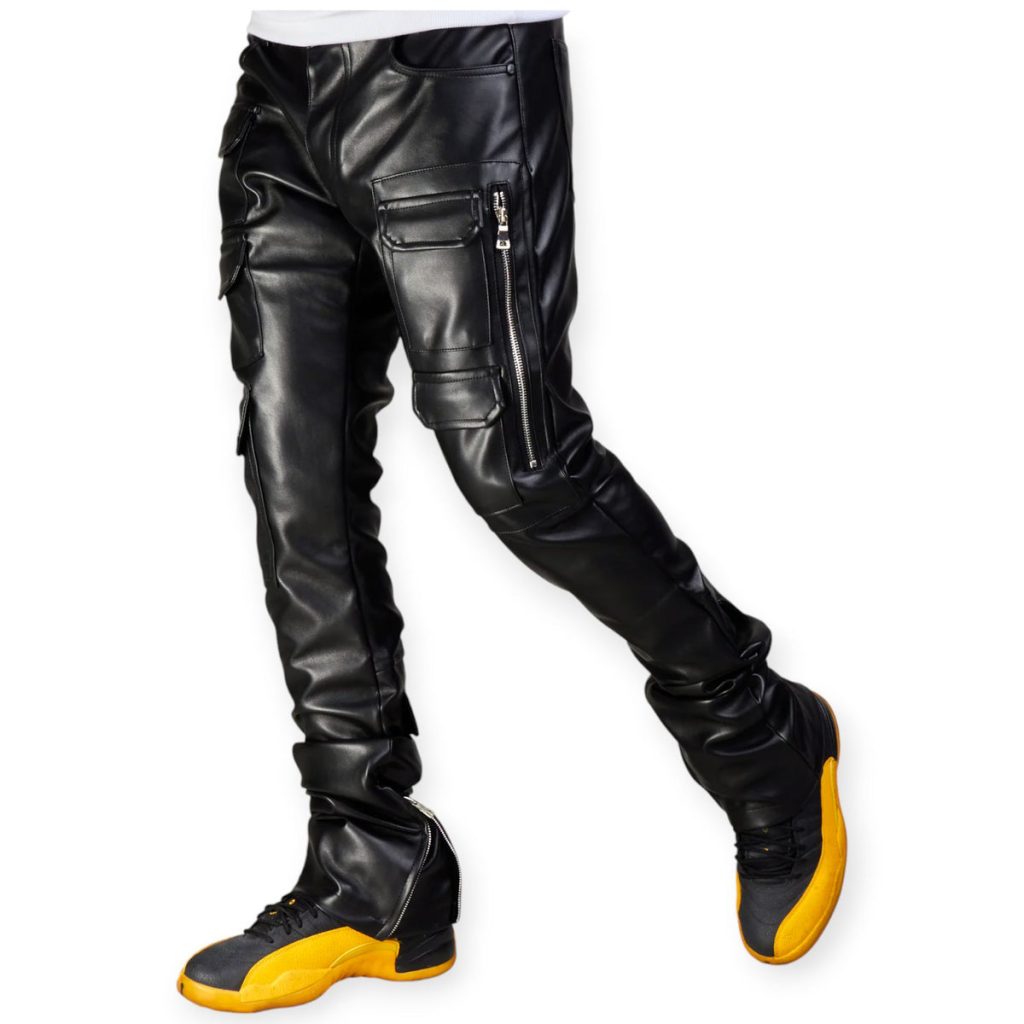 Leather pants men