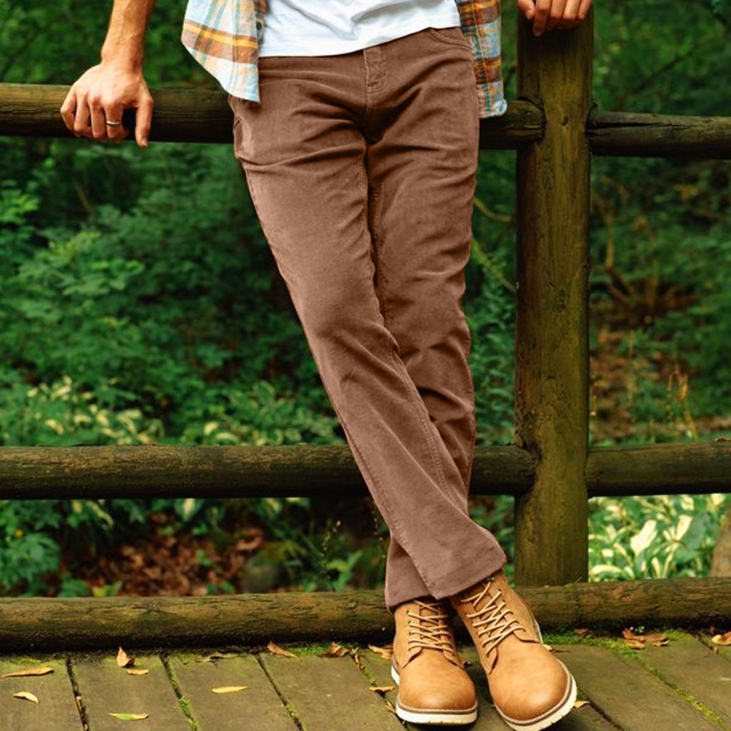 Brown pants men