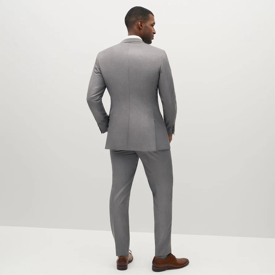 grey suit pants