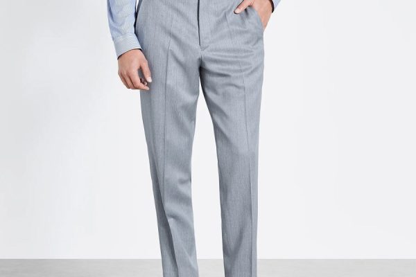 grey suit pants