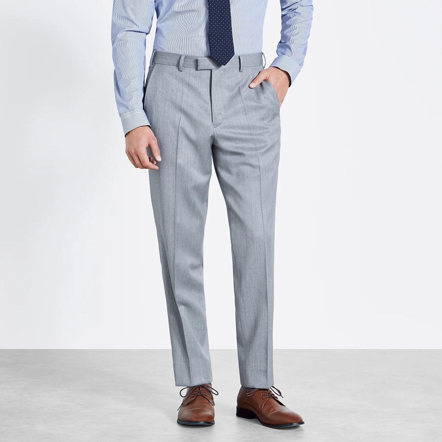 grey suit pants