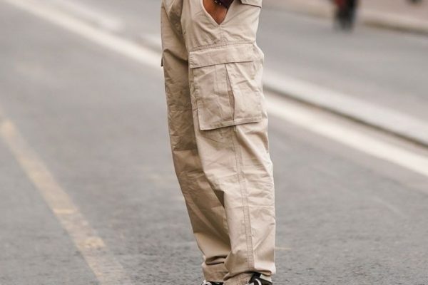 khaki cargo pants