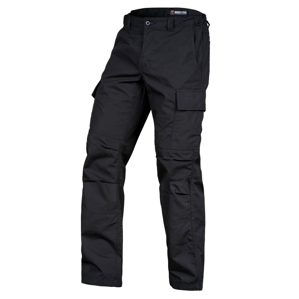 mens cargo pants black