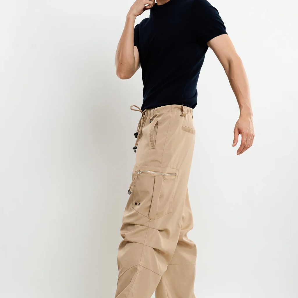 khaki cargo pants