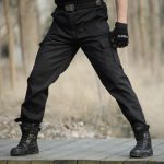 Cargo pants men black