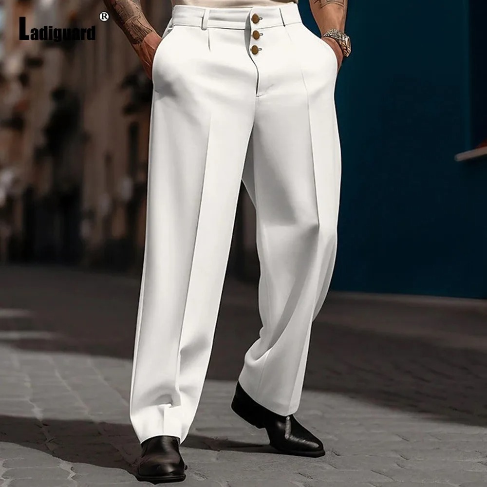 white pants suit