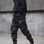 mens cargo pants black