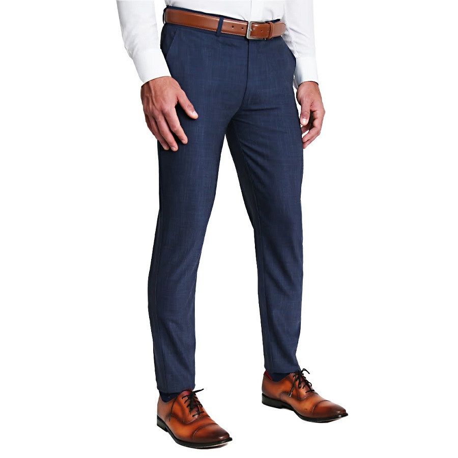 navy suit pants