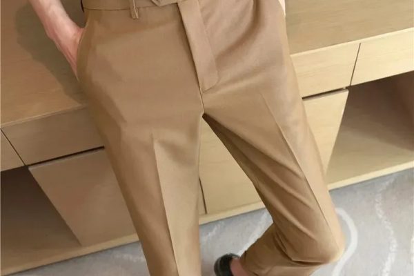 tapered suit pants