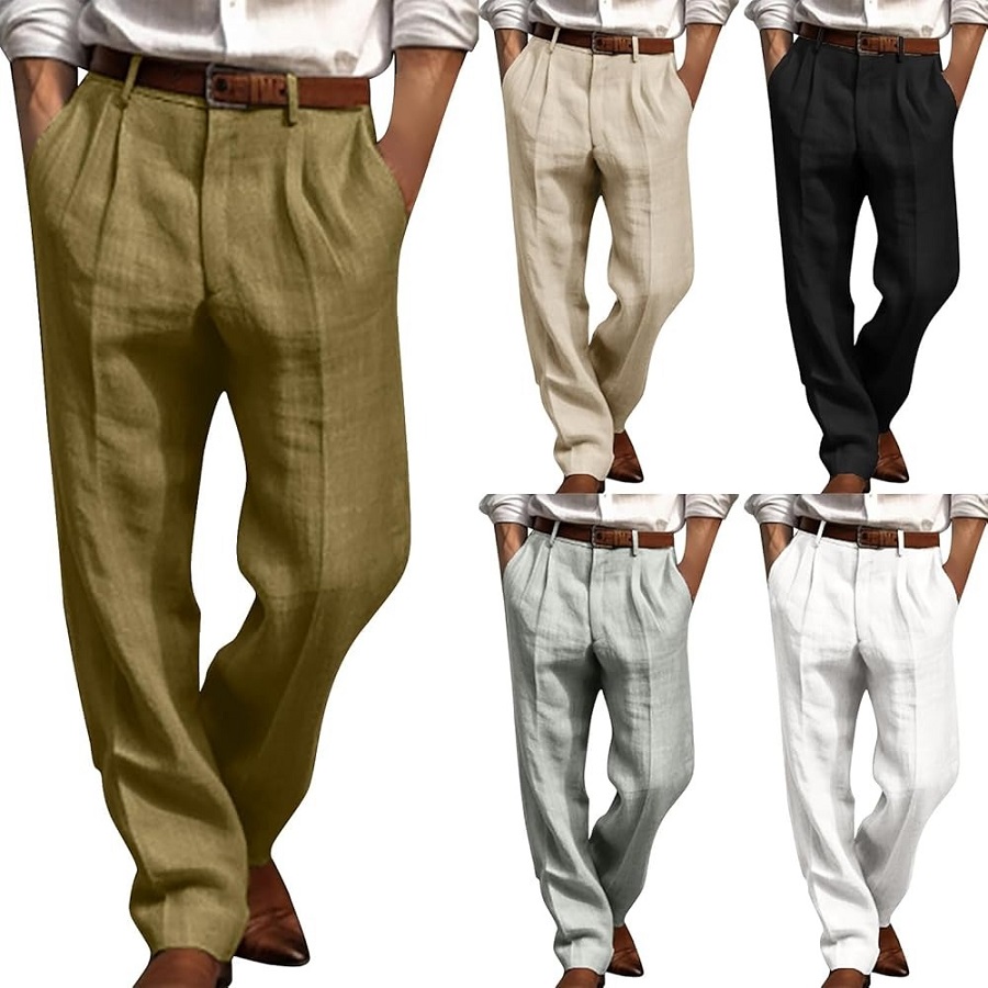 linen suit pants