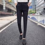 slim fit suit pants