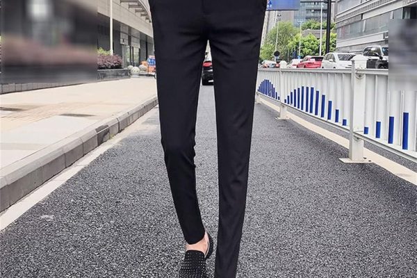 slim fit suit pants