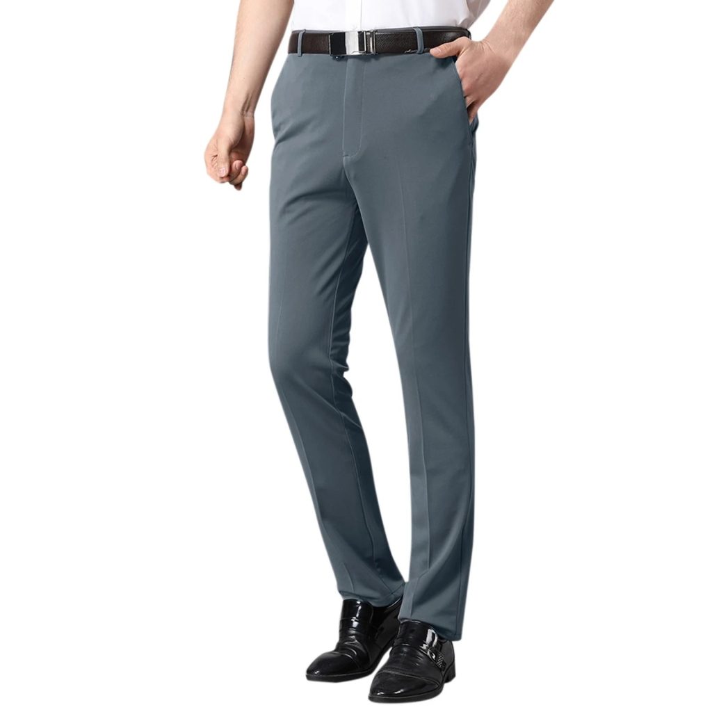 cuffed suit pants