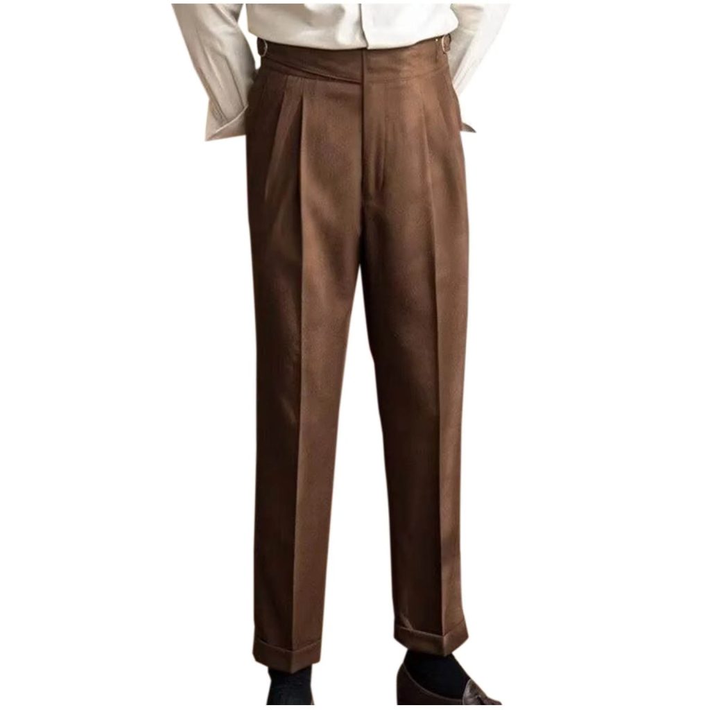 high waisted suit pants