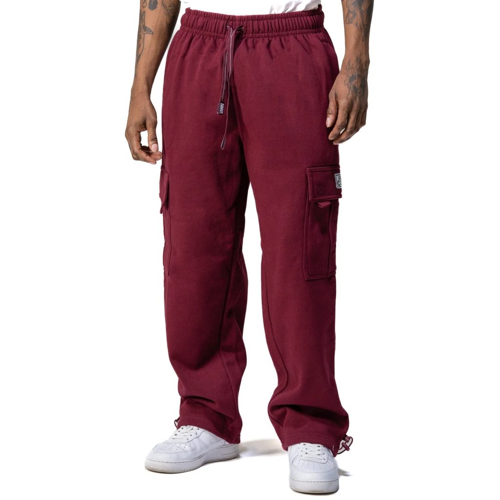 burgundy cargo pants