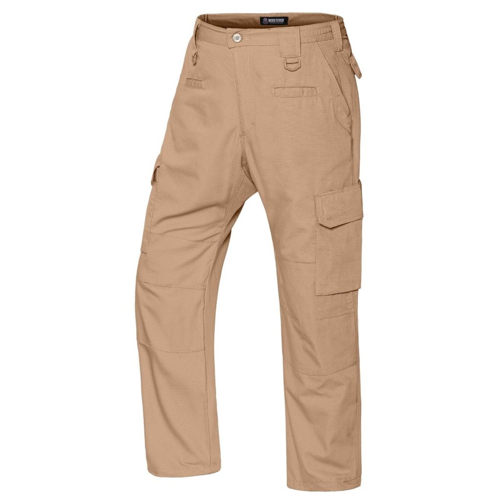 tan cargo pants outfit