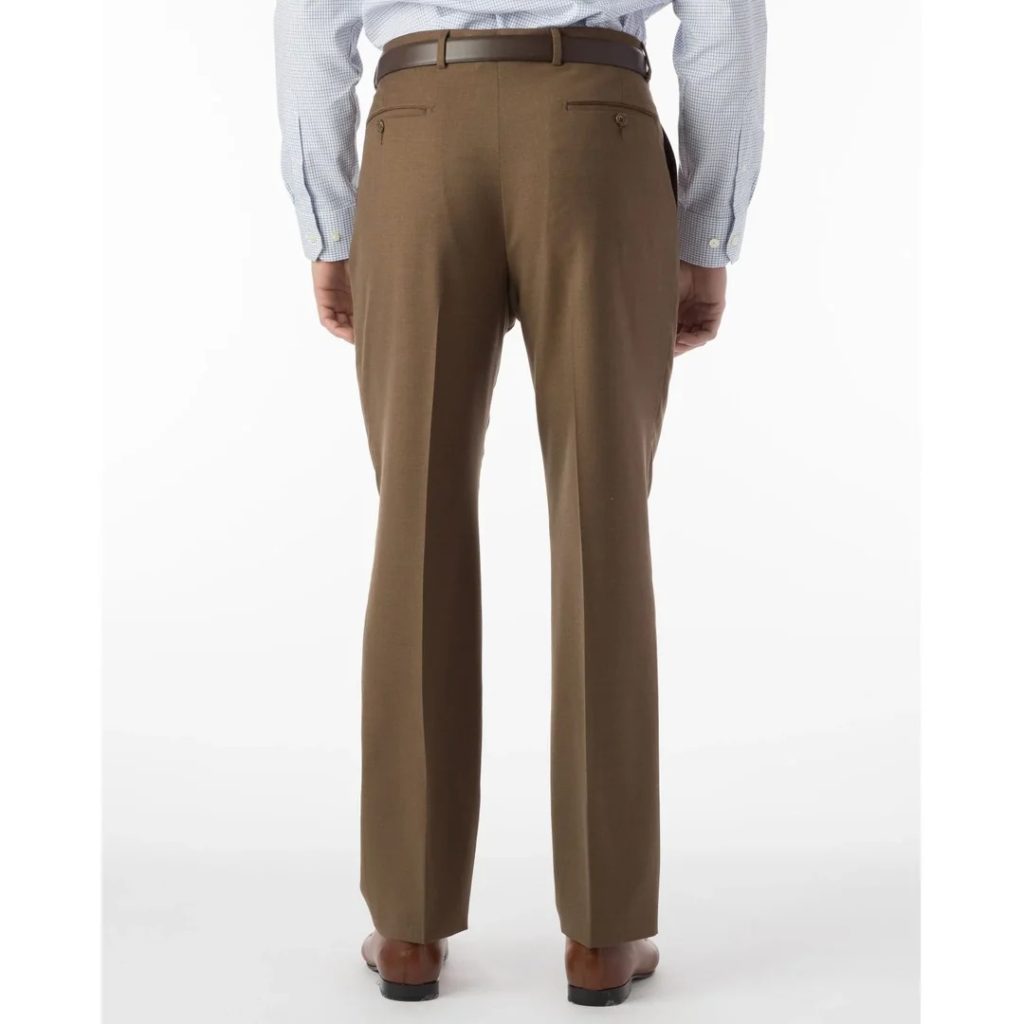 brown suit pants