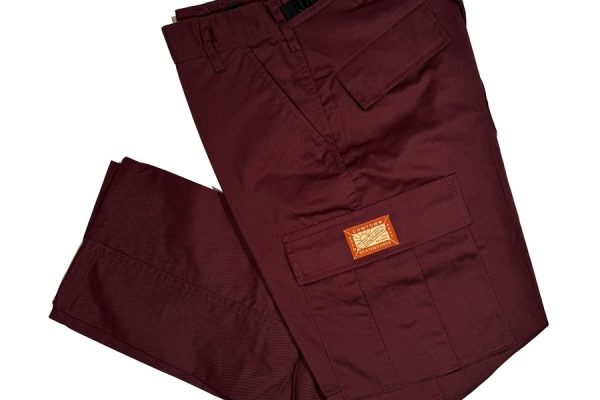 burgundy cargo pants