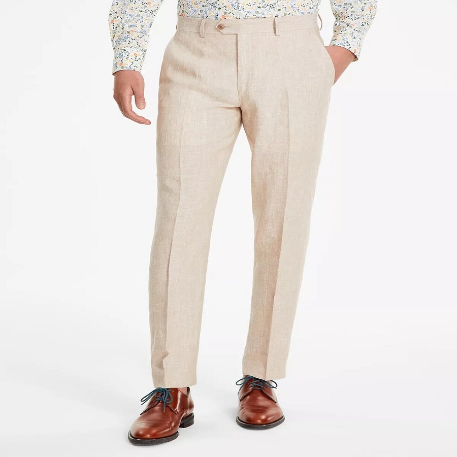 linen suit pants