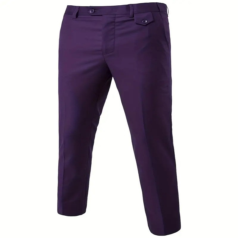 purple pants suit